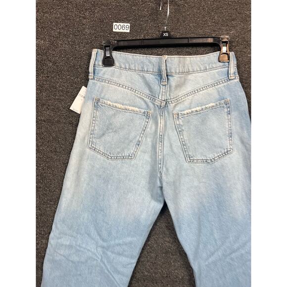 GAP Teen Low Stride Denim Jeans Girls Blue Light Wash 100% Cotton Sz 12 NEW - Picture 4 of 14